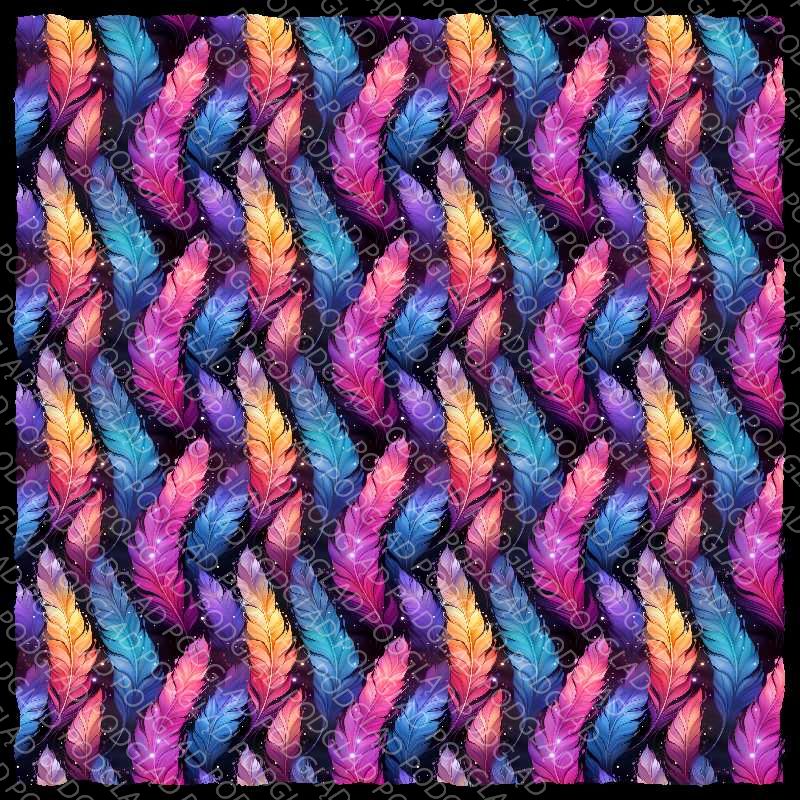 Watercolor Feathers